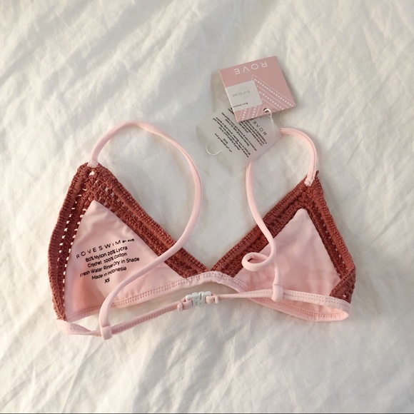 Rove Swim Blush Bikini Top - Picture 4 of 8